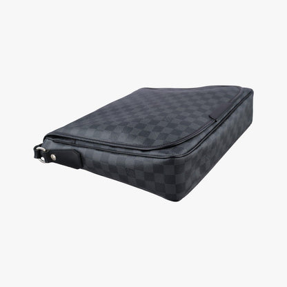 Louis Vuitton Daniel GM Noir Damier Graphite — view 5
