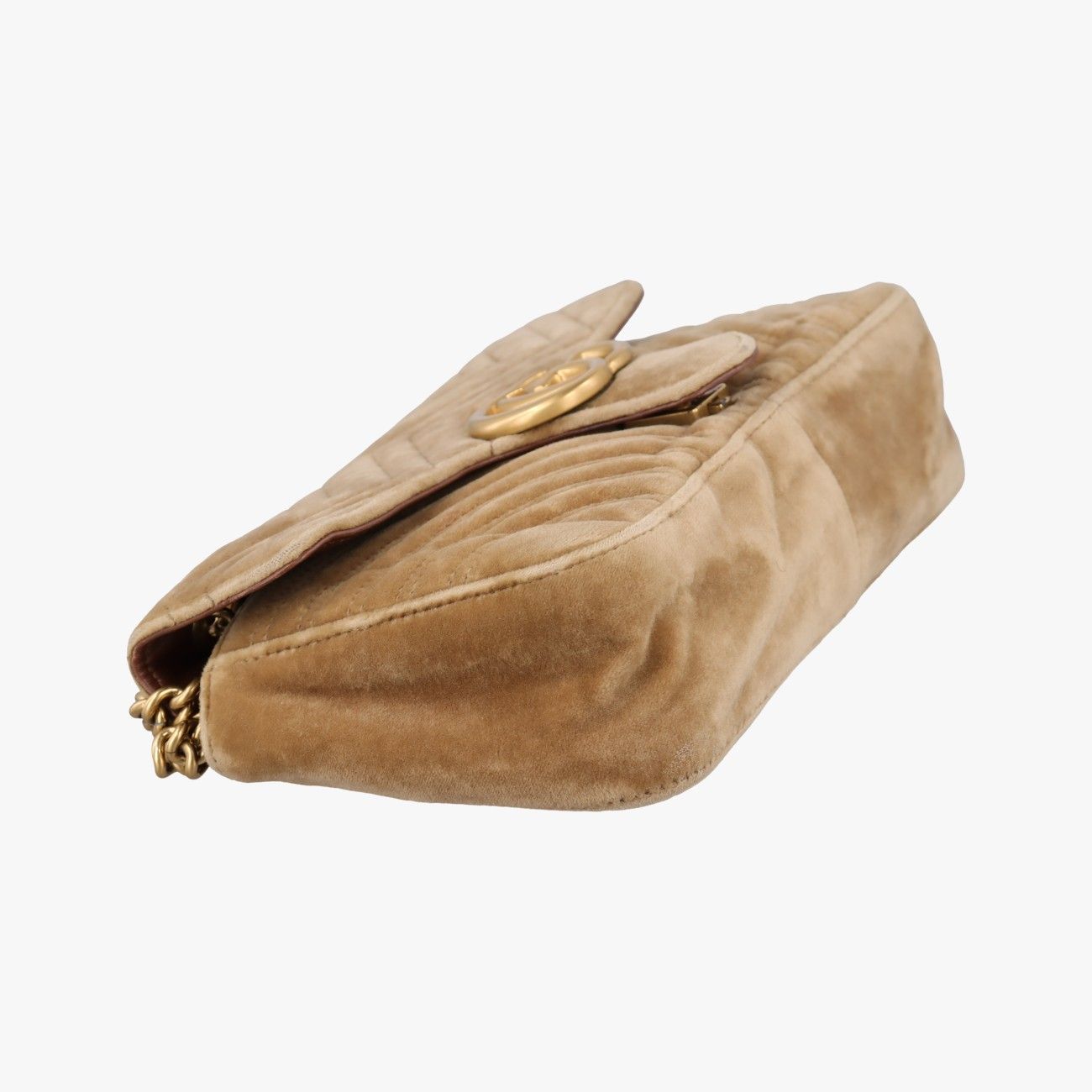 Gucci GG Marmont Khaki Velour — view 5