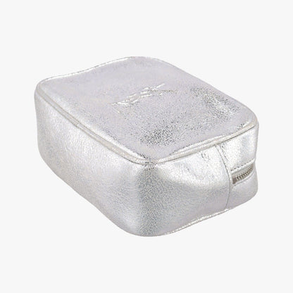 Saint Laurent Lou Camera Silver Leather — view 4
