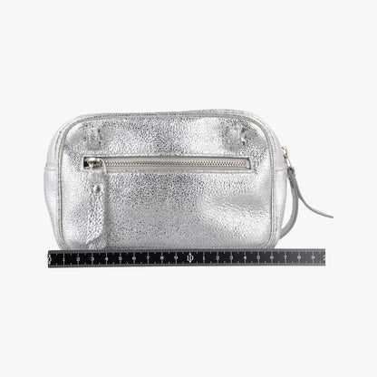 Saint Laurent Lou Camera Silver Leather — view 2