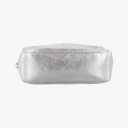 Saint Laurent Lou Camera Silver Leather — view 3