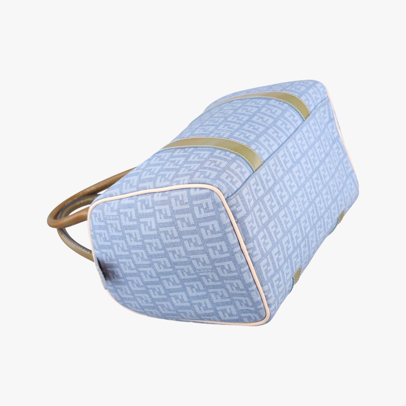 Fendi Zucca Pattern Zucchino Glitter Logo Blue — view 7