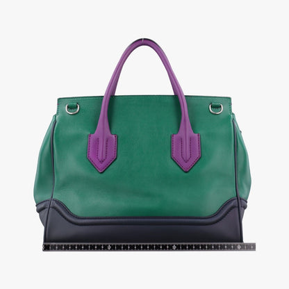 Versace Palazzo Empire Green Navy Purple Leather — view 2