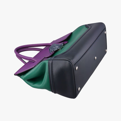 Versace Palazzo Empire Green Navy Purple Leather — view 5