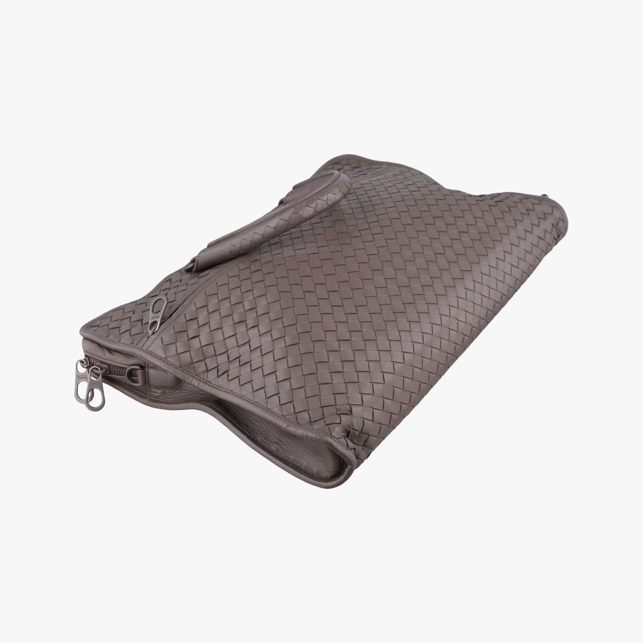 Bottega Veneta Intrecciato Brown Lambskin — view 5
