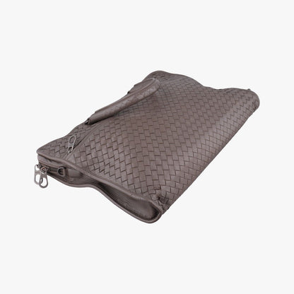 Bottega Veneta Intrecciato Brown Lambskin — view 5