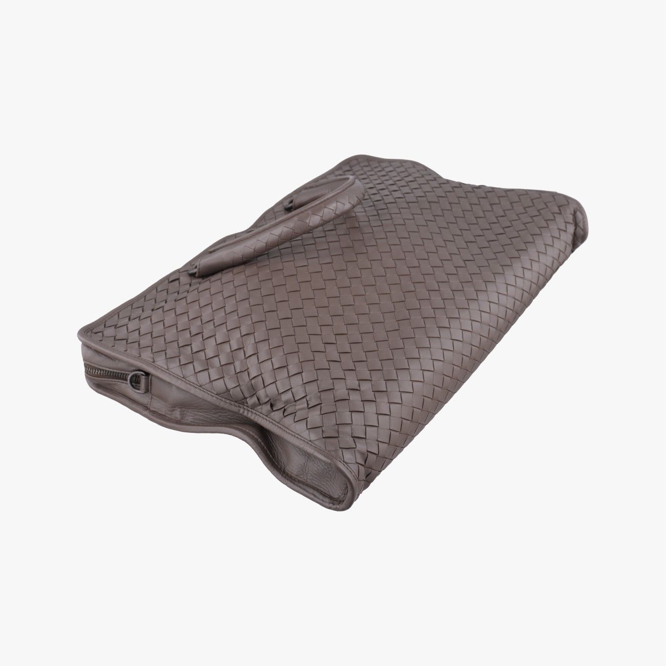 Bottega Veneta Intrecciato Brown Lambskin — view 7