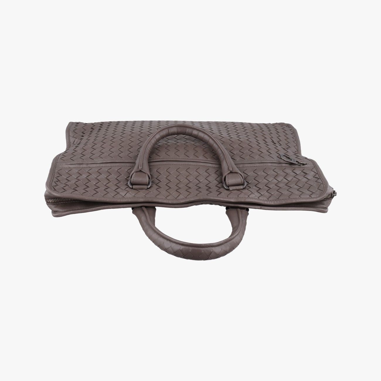 Bottega Veneta Intrecciato Brown Lambskin — view 8