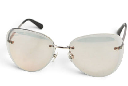 Chanel Sunglasses Eyewear Teardrop Rimless Black
