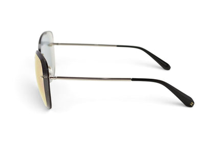 Chanel Sunglasses Eyewear Teardrop Rimless Black — view 3