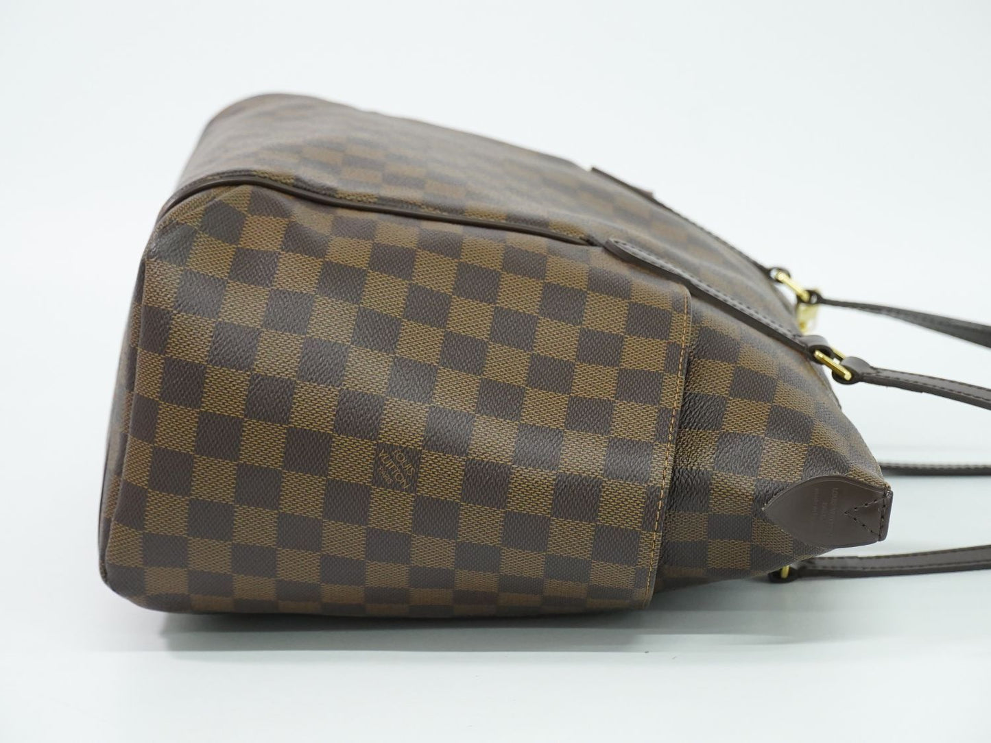 Louis Vuitton LV Totally MM Damier Ebene Shoulder Bag Tote Brown — view 4