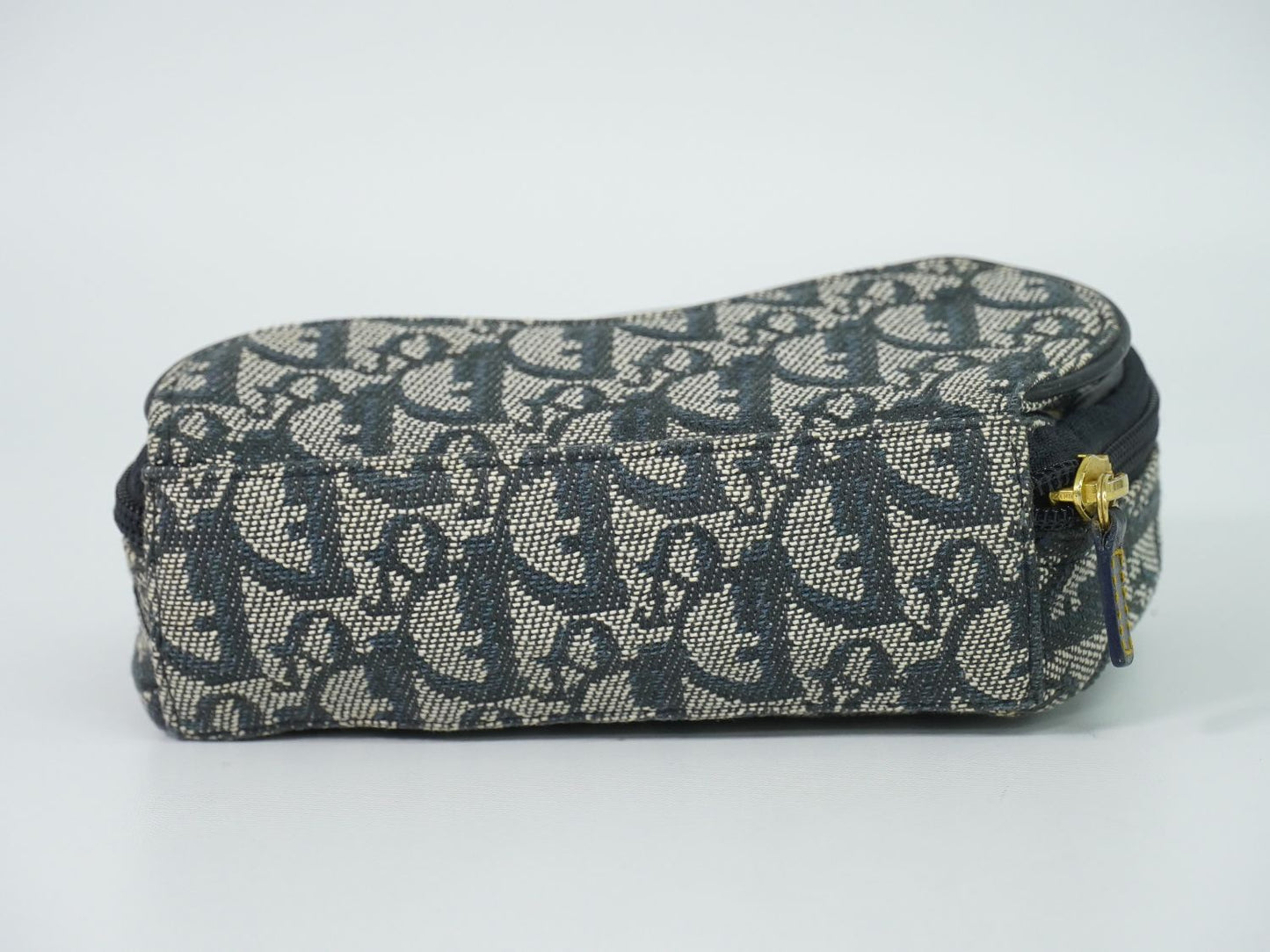 Dior Saddle Trotter Pouch Case Canvas Navy — view 5