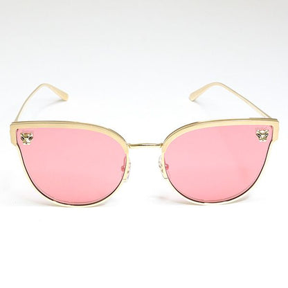 Cartier Panthere Sunglasses 004 Pink Gold Butterfly Shape Eyewear — view 5