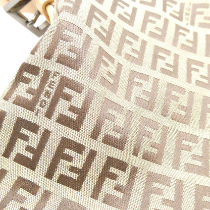 Fendi Man Bucket Shoulder Bag Zucchino FF Brown Beige — view 8