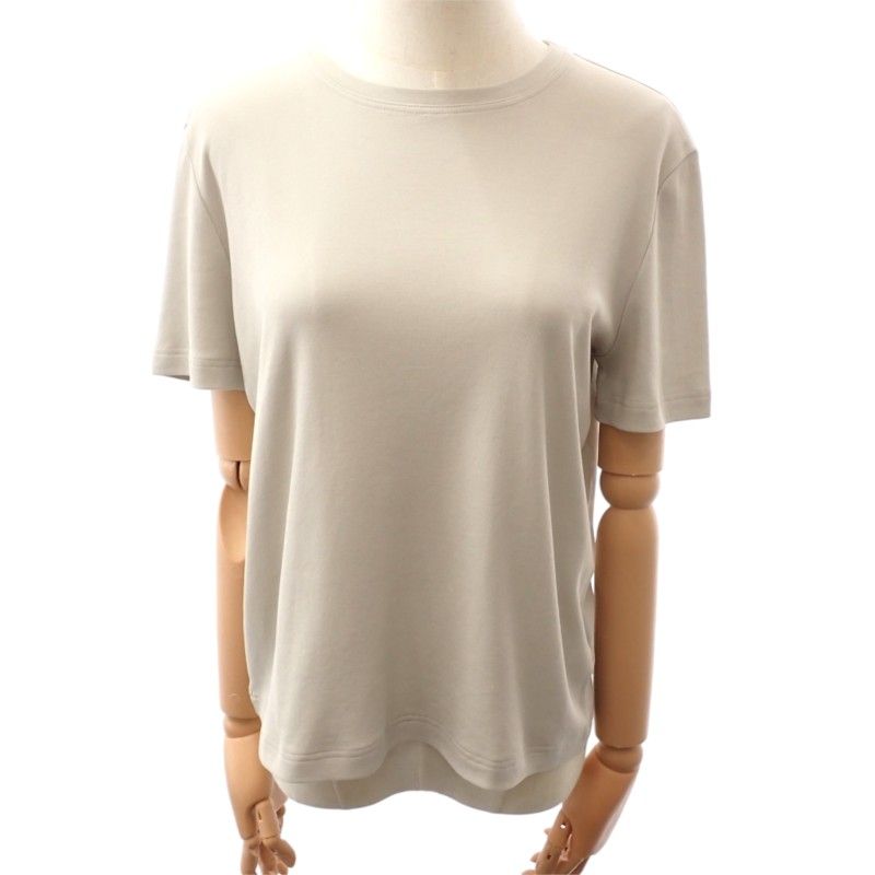 Hermes T-Shirt Short Sleeve Cotton Greige Martin Margiela