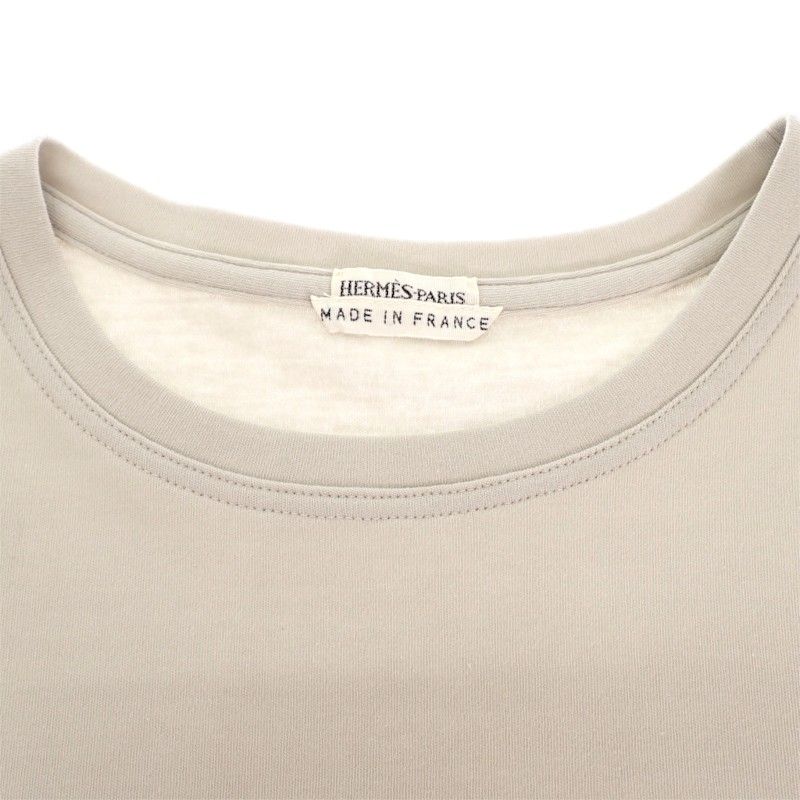 Hermes T-Shirt Short Sleeve Cotton Greige Martin Margiela — view 5
