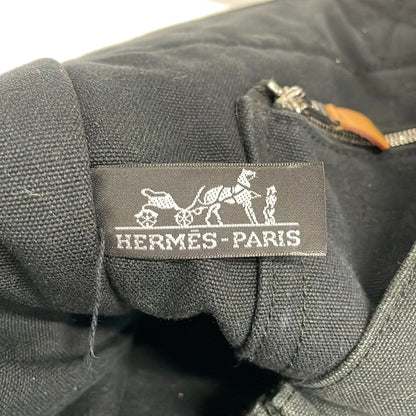 Hermes Tote Bag Fourre Tout MM Black Gray — view 8