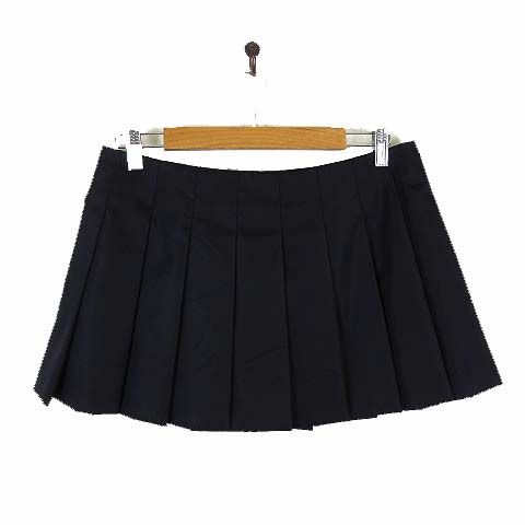 Prada Model Re-Nylon Pleated Mini Skirt Wrap Triangle Logo Leather Belt M-l 42 — view 3