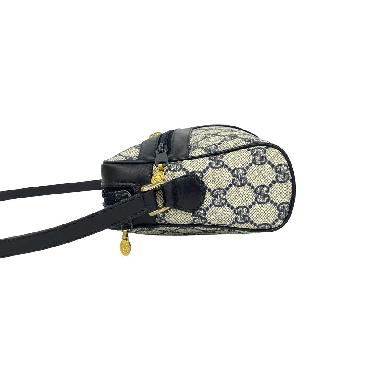 Gucci Vintage Sherry Line GG Logo Pattern Leather Mini Shoulder Bag Pochette — view 5