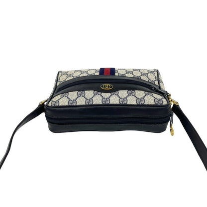Gucci Vintage Sherry Line GG Logo Pattern Leather Mini Shoulder Bag Pochette — view 4