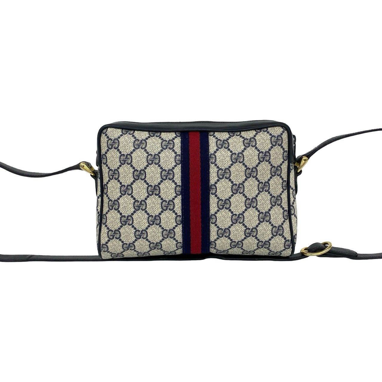 Gucci Vintage Sherry Line GG Logo Pattern Leather Mini Shoulder Bag Pochette — view 3