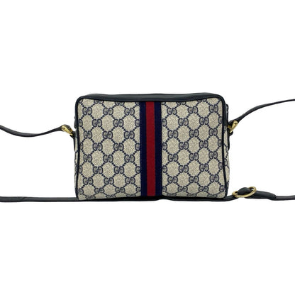 Gucci Vintage Sherry Line GG Logo Pattern Leather Mini Shoulder Bag Pochette — view 3