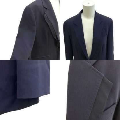 Max Mara Suit Set Jacket Pants White Tag 2-Piece Set Navy 38 — view 4