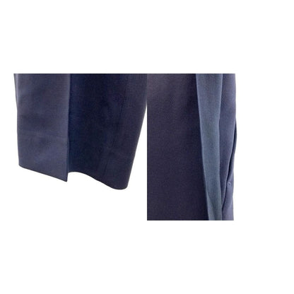 Max Mara Suit Set Jacket Pants White Tag 2-Piece Set Navy 38 — view 6