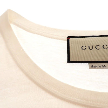 Gucci Guccify Yourself Snake Print Short Sleeve T-Shirt Cotton White S — view 5