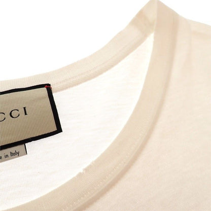 Gucci Guccify Yourself Snake Print Short Sleeve T-Shirt Cotton White S — view 6