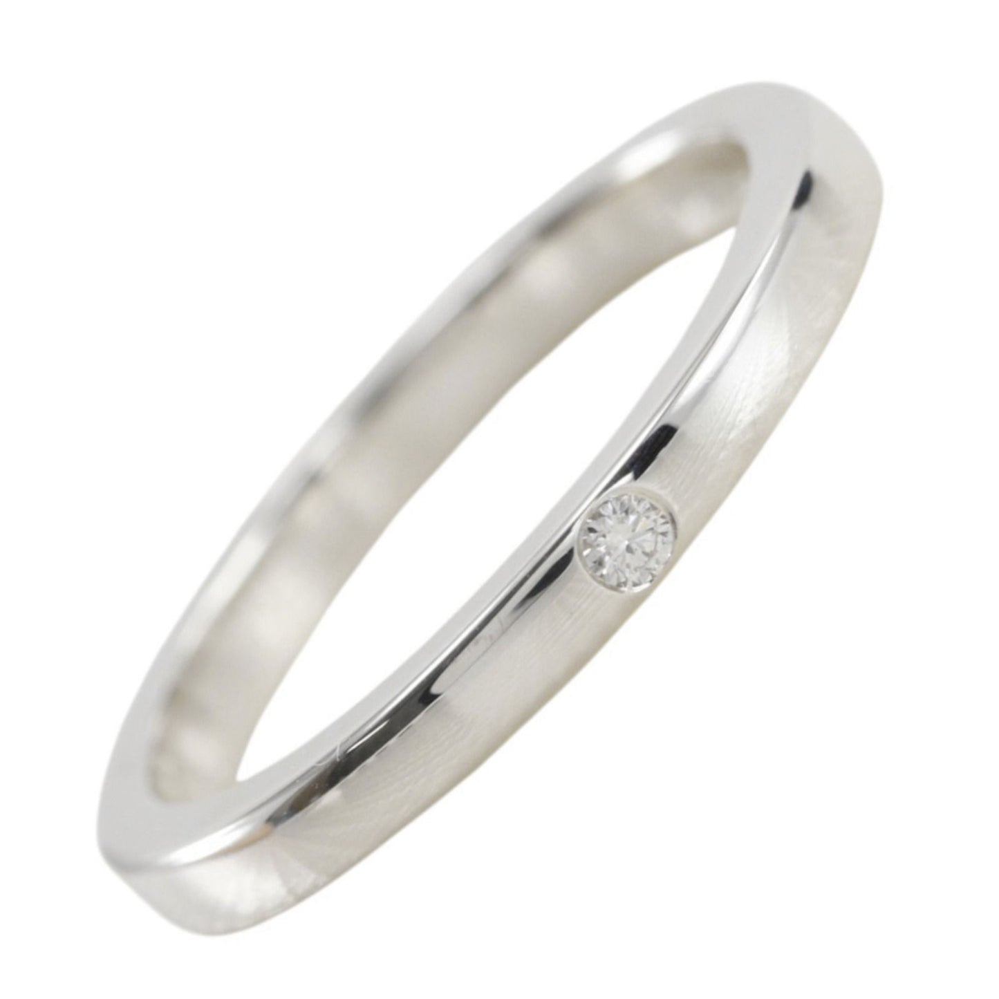 Tiffany & Co & Elsa Peretti 925 Sterling Silver Diamond Ring