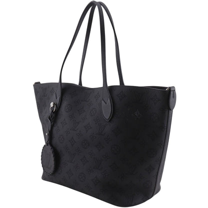 Louis Vuitton Blossom MM Monogram Mahina Noir Black Tote Bag — view 2