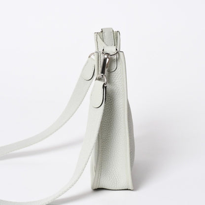 Hermes Evelyne TPM Shoulder Bag Taurillon Clemence Gryneve Silver — view 5