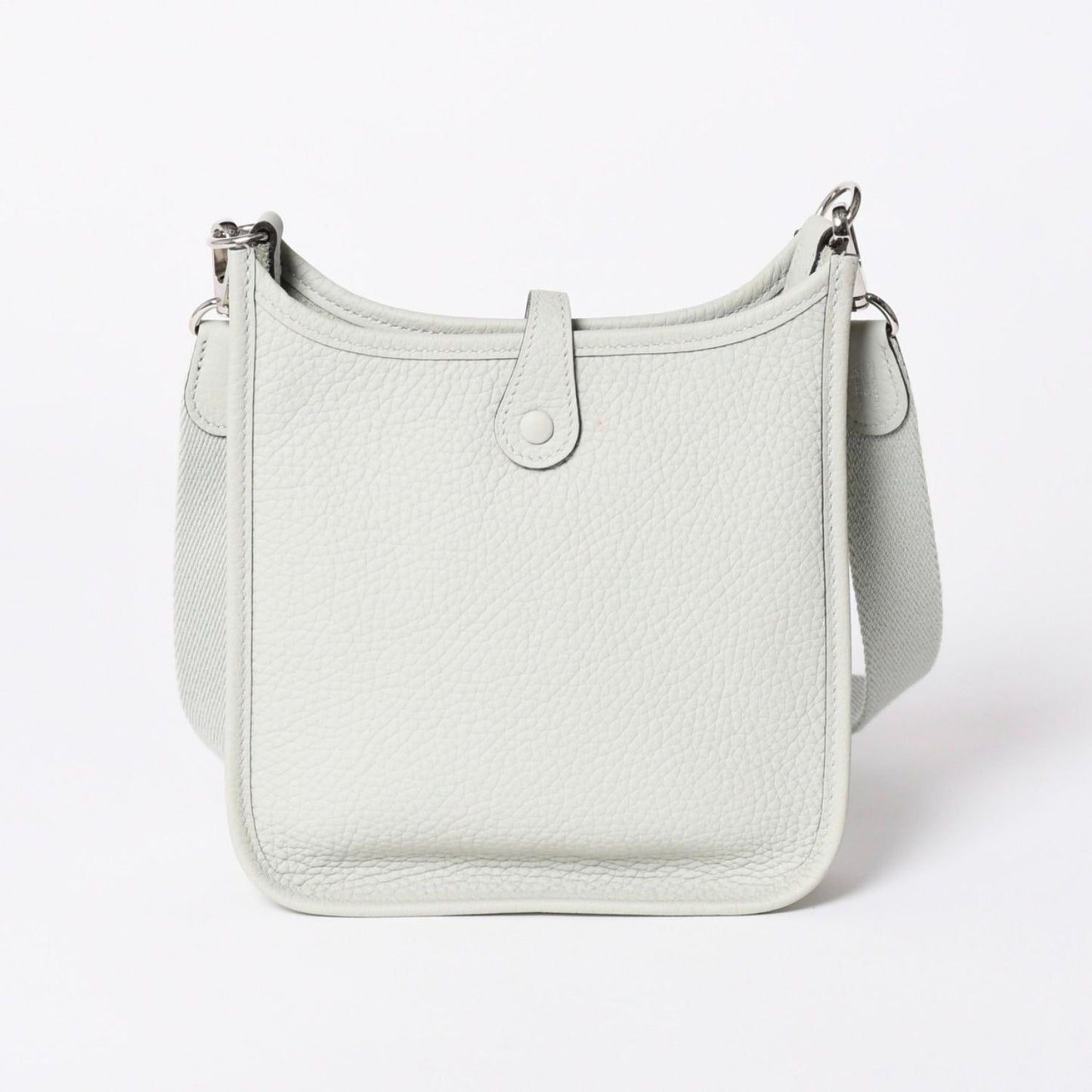 Hermes Evelyne TPM Shoulder Bag Taurillon Clemence Gryneve Silver — view 3