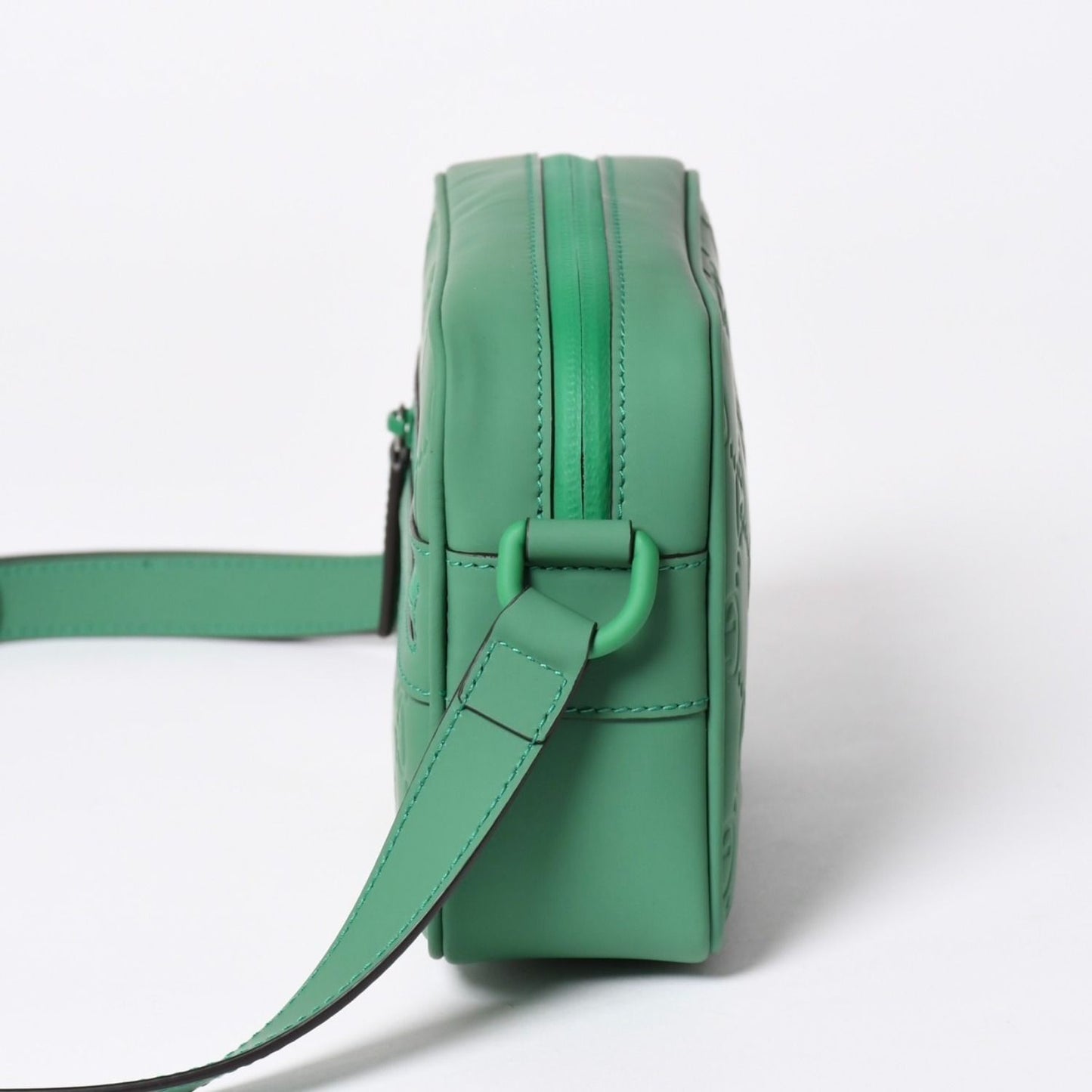 Gucci Shoulder Bag GG Rubber Effect Mini Green — view 4