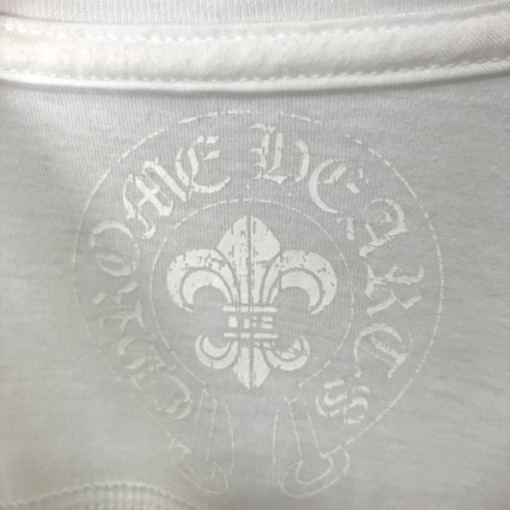 Chrome Hearts Pocket T-Shirt Cross Patch CH Plus Scroll Label White S — view 5