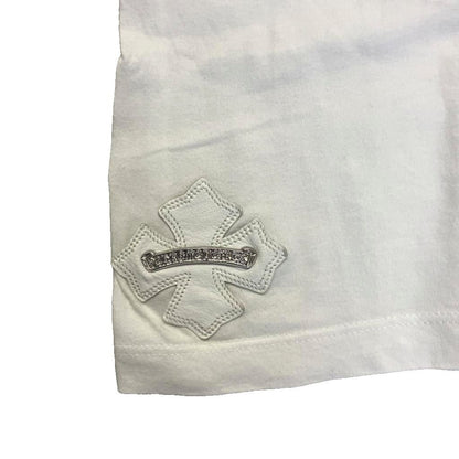 Chrome Hearts Pocket T-Shirt Cross Patch CH Plus Scroll Label White S — view 7