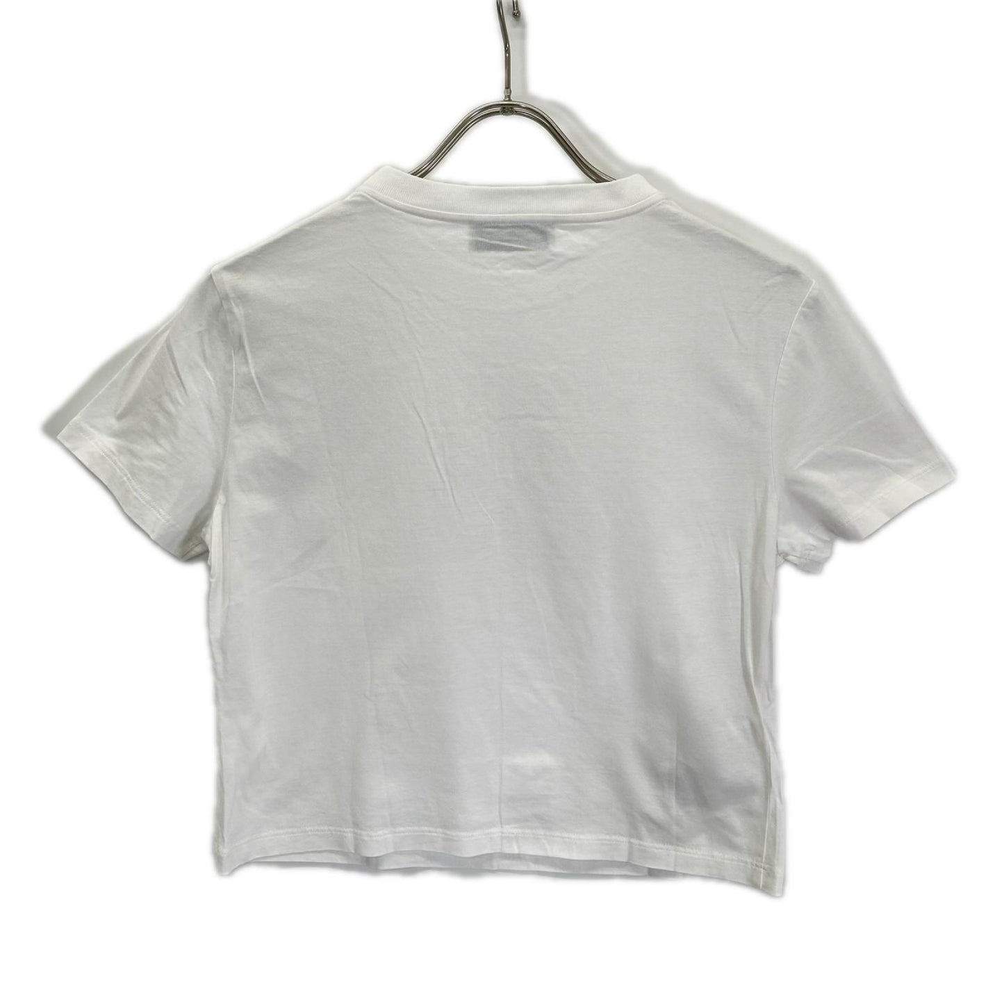 Miu Miu White Logo Cropped T-Shirt — view 2
