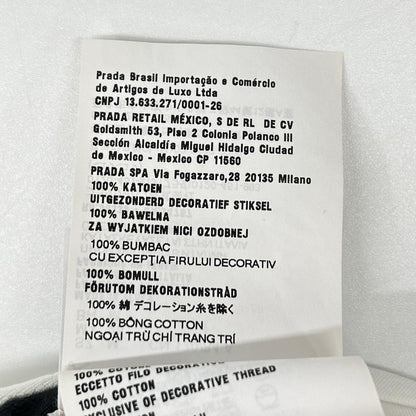 Miu Miu White Logo Cropped T-Shirt — view 5