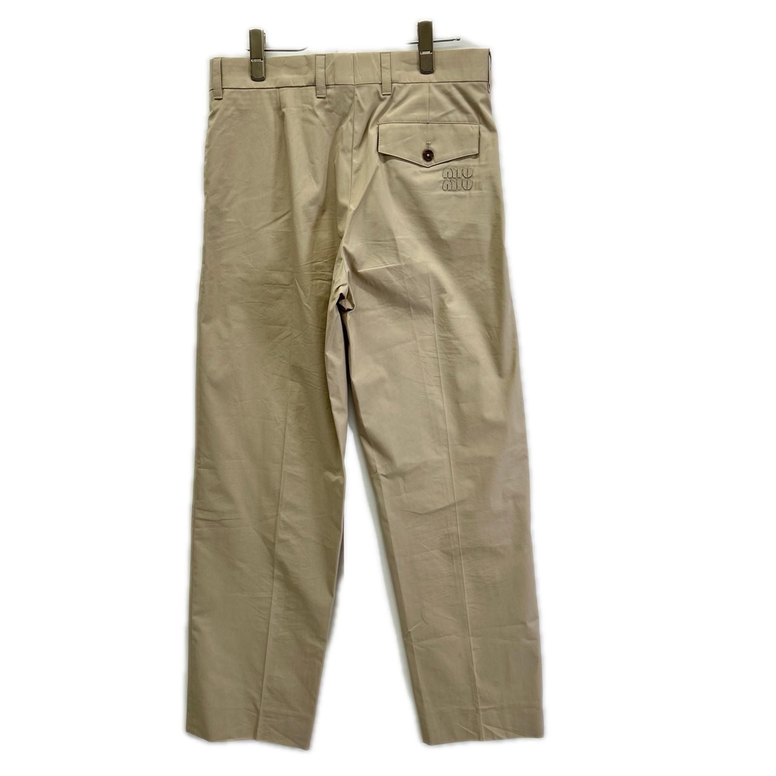 Miu Miu Sand Panama Pant Jeans 38 — view 2