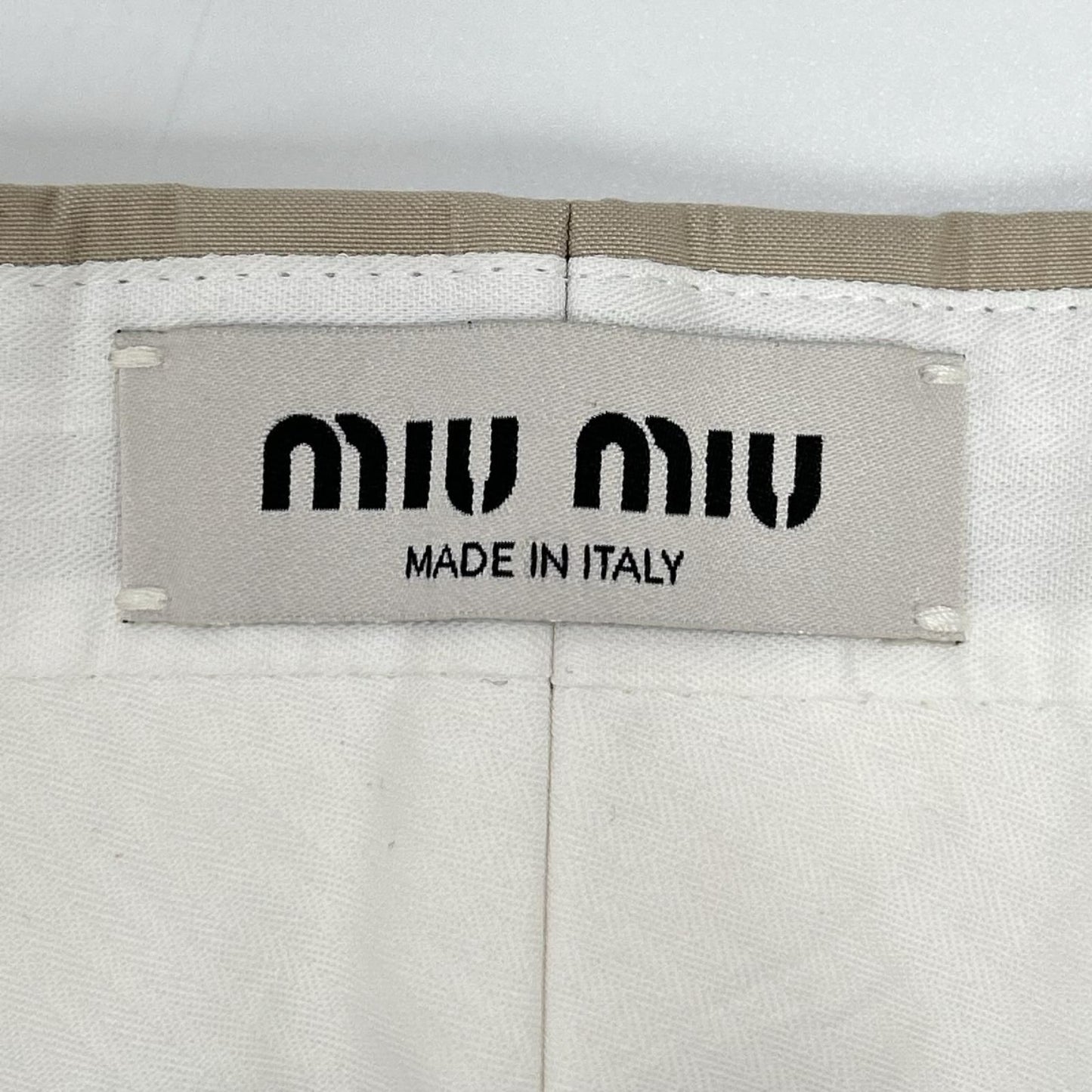 Miu Miu Sand Panama Pant Jeans 38 — view 3