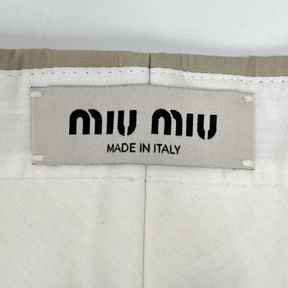 Miu Miu Sand Panama Pant Jeans 38 — view 3
