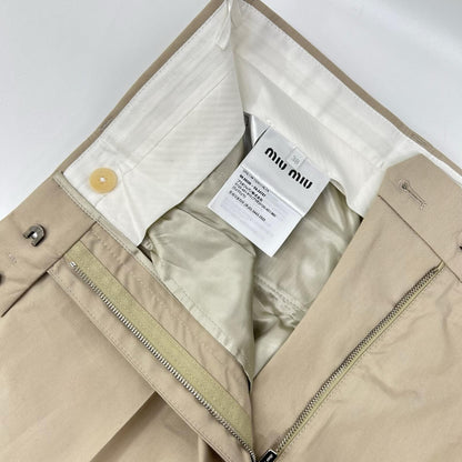 Miu Miu Sand Panama Pant Jeans 38 — view 7