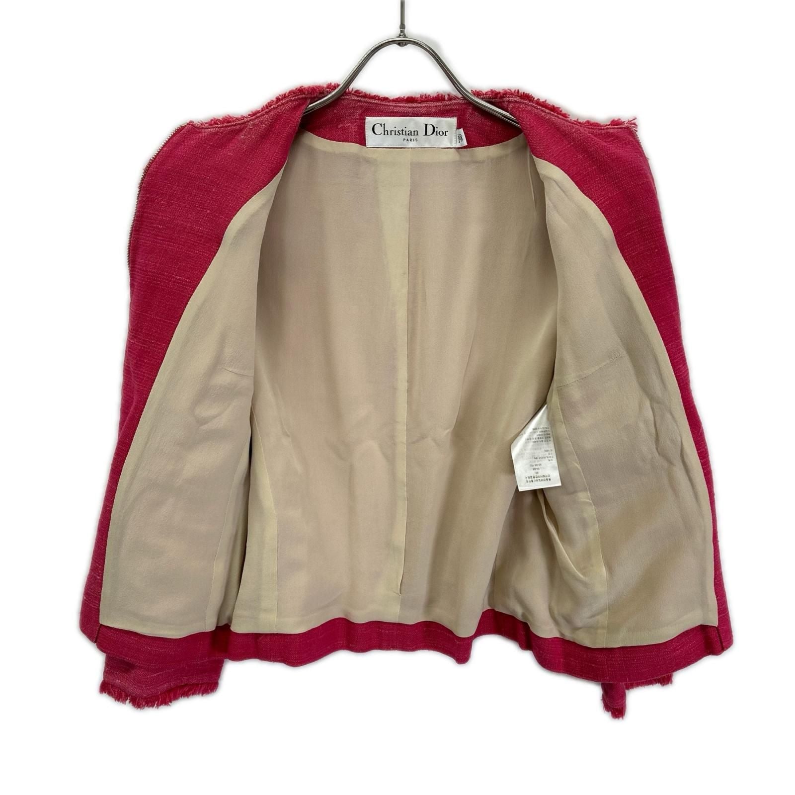 Dior Paris Galliano Era Linen Zip Up Jacket 38 — view 3