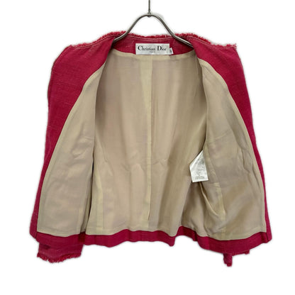 Dior Paris Galliano Era Linen Zip Up Jacket 38 — view 3