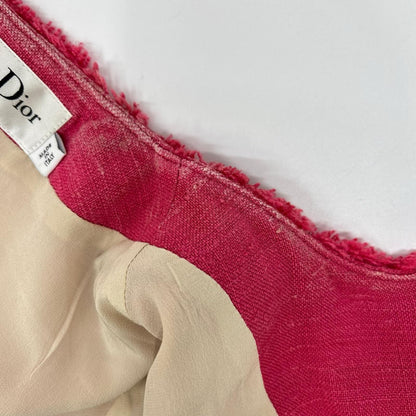 Dior Paris Galliano Era Linen Zip Up Jacket 38 — view 7
