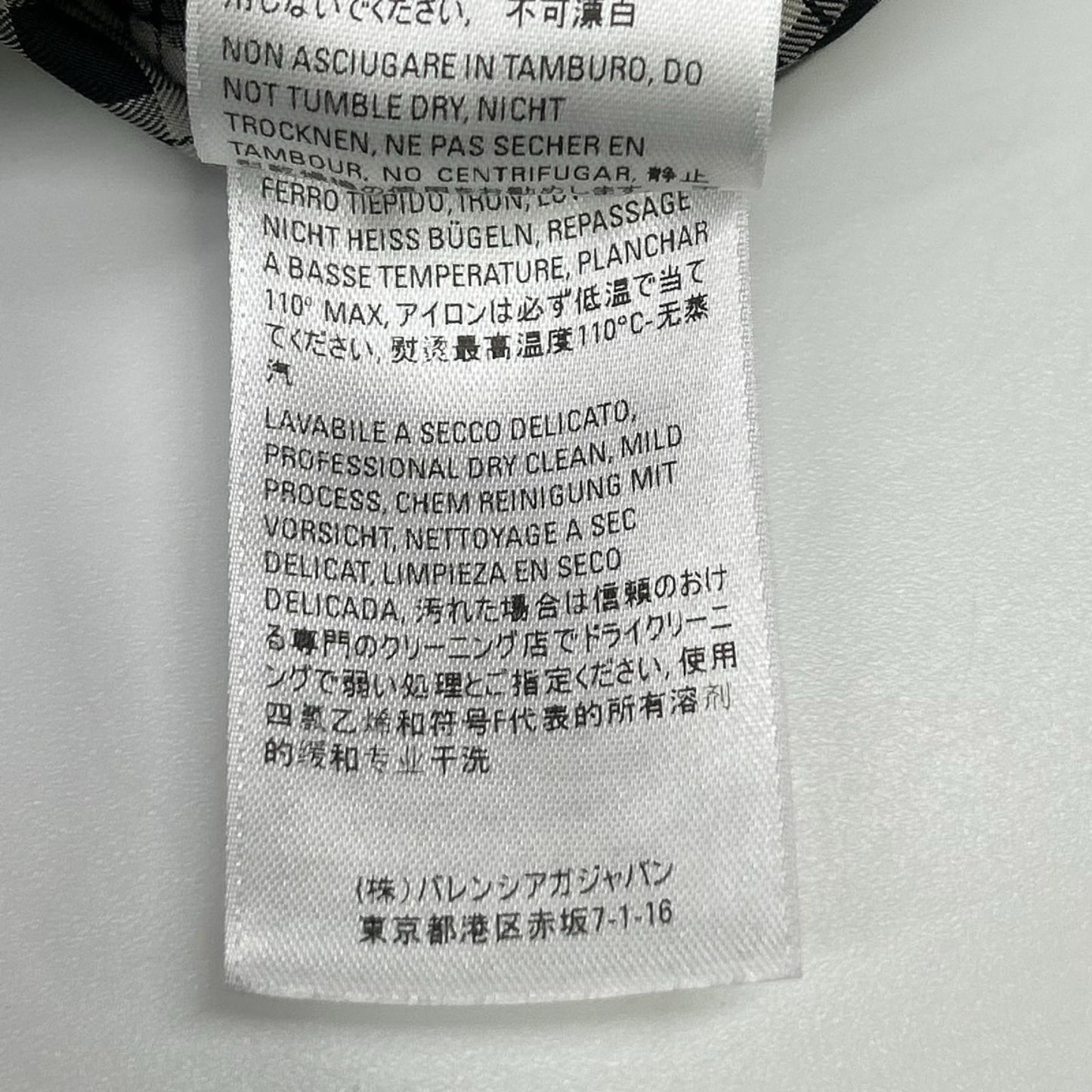 Balenciaga Check Bow Tie Long Sleeve Shirt 32 — view 4