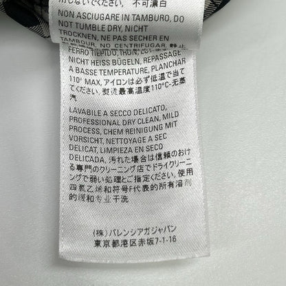 Balenciaga Check Bow Tie Long Sleeve Shirt 32 — view 4