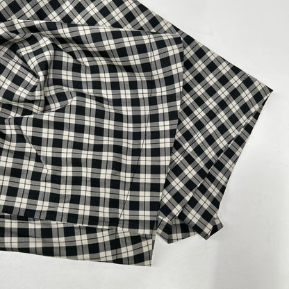 Balenciaga Check Bow Tie Long Sleeve Shirt 32 — view 7