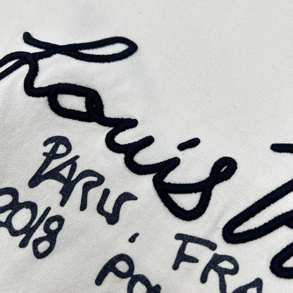 Louis Vuitton Signature Print & Embroidery T-Shirt XXL — view 8